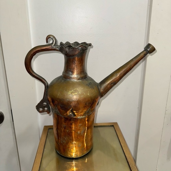 Antique Turkish Brass Watering Can